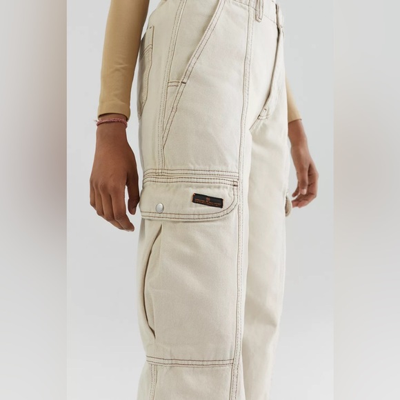 NWT UO Slouchy Skater Cargo Ru Jeans - Cream - Final Price - Picture 2 of 4
